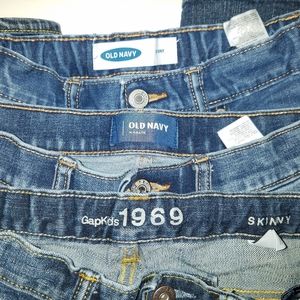 Lot Of 3 boys Size 10 skinny, karate, jeans